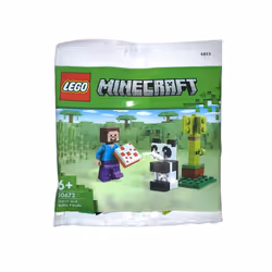 LEGO 30672 Minecraft Steve mit Baby-Panda