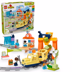 LEGO DUPLO Town Big Interactive Community Train Set - Learning Toddler Train Toy Playset for Boys and Girls Ages 3+ - Gift I ...