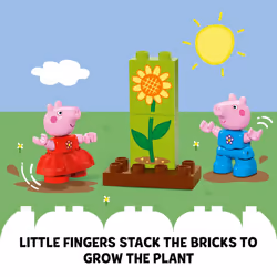 LEGO DUPLO Peppa Pig Garden and Tree House Toddler Toy  Building Block Learning Set for Preschool Kids with 2 Figures Included  Peppa Pig Toy Gift Ide - Additional view 4