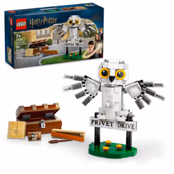 LEGO Harry Potter Hedwig at 4 Privet Drive Buildable Fantasy Toy with a Harry Potter Owl Figure Harry Potter Toy for Indepe ...
