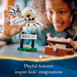 LEGO Harry Potter Hedwig at 4 Privet Drive  Buildable Fantasy Toy with a Harry Potter Owl Figure  Harry Potter Toy for Independent Play  Harry Potter - Additional view 4