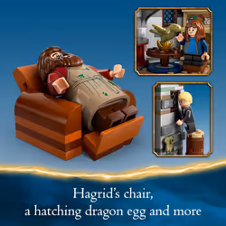 LEGO Harry Potter Hagrid's Hut: an Unexpected Visit - Harry Potter Toy for Boys & Girls Ages 8+ - Kids Building Toys W/Buildable House  7 Minifigures