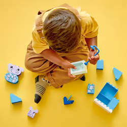 LEGO DUPLO My First Daily Routines: Bath Time Playset  Toddler Learning Toy for Kids Ages 18 Months Plus  Includes 2 Elephant Toys  Helps Preschoolers