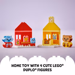 LEGO DUPLO My First Daily Routines: Eating & Bedtime Toy for Social and Emotional Roleplay  Animal Toys  Gift for Preschool Kids Ages 18 Months and Up