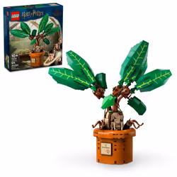 LEGO Harry Potter Mandrake Figure & Pot Plant Toy Harry Potter Collectible Gift Idea for Kids Magical Creature Playset for ...