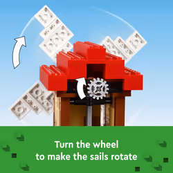 LEGO Minecraft The Windmill Farm Building Toys - Minecraft Toys for Kids  Boys & Girls  Ages 8+ - 3 Minifigures Included - Birthday Gift for Fans of V