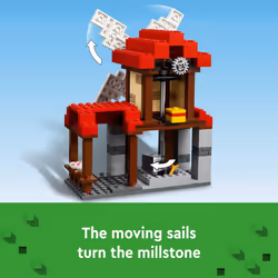 LEGO Minecraft The Windmill Farm Building Toys - Minecraft Toys for Kids  Boys & Girls  Ages 8+ - 3 Minifigures Included - Birthday Gift for Fans of V