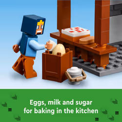 LEGO Minecraft The Windmill Farm Building Toys - Minecraft Toys for Kids  Boys & Girls  Ages 8+ - 3 Minifigures Included - Birthday Gift for Fans of V - Additional view 4