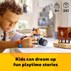LEGO Creator 3 in 1 Retro Camera Toy  Transforms from Toy Camera to Retro Video Camera to Retro TV Set  Photography Gift for Boys and Girls