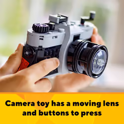 LEGO Creator 3 in 1 Retro Camera Toy  Transforms from Toy Camera to Retro Video Camera to Retro TV Set  Photography Gift for Boys and Girls