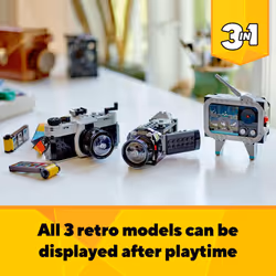 LEGO Creator 3 in 1 Retro Camera Toy  Transforms from Toy Camera to Retro Video Camera to Retro TV Set  Photography Gift for Boys and Girls - Additional view 4
