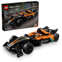 LEGO Technic NEOM McLaren Formula E Race Car Toy  Model Pull Back Car Toy  McLaren Toy Car Set for Kids  Birthday Gift Idea for Boys and Girls Aged 9