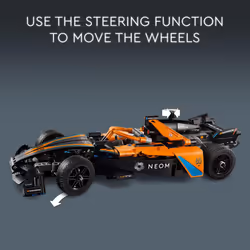 LEGO Technic NEOM McLaren Formula E Race Car Toy  Model Pull Back Car Toy  McLaren Toy Car Set for Kids  Birthday Gift Idea for Boys and Girls Aged 9