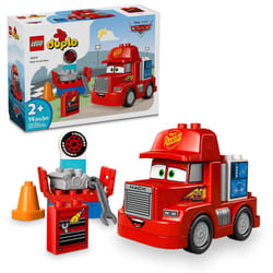 LEGO Disney Pixar Mack at The Race Cars Toy - Pixar Cars Gifts for Christmas for Toddlers  Preschool  Boys & Girls  Ages 2+ - Educational Building Toy