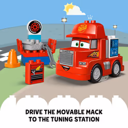 LEGO Disney Pixar Mack at The Race Cars Toy - Pixar Cars Gifts for Christmas for Toddlers  Preschool  Boys & Girls  Ages 2+ - Educational Building Toy - Additional view 4