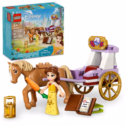 LEGO Disney Princess Belles Storytime Horse Carriage and Mini-Doll Princess Toy for Kids Disneys Beauty and The Beast Movie ...