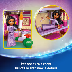 LEGO Disney Encanto Isabelas Flowerpot  Buildable Orchid Flower Toy for Kids with Disney Encanto Mini-Doll  Disney Toy for Play and Display  Fun Disne