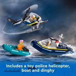 LEGO City Police Prison Island Toy Building Set  Birthday Gift for Boy