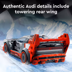 LEGO Speed Champions Audi S1 e-tron Quattro Race Car Toy - Building Toys for Kids  Boys & Girls  Ages 9+ with Design Details & 1 Minifigure - Car Mode