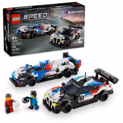 LEGO Speed Champions BMW M4 GT3 & BMW M Hybrid V8 Race Cars  BMW Toy for Kids with 2 Buildable Models and 2 Driver Minifigure ...