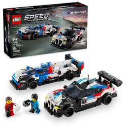 LEGO Speed Champions BMW M4 GT3 & BMW M Hybrid V8 Race Cars  BMW Toy for Kids with 2 Buildable Models and 2 Driver Minifigures  Car Toy Birthday Gift
