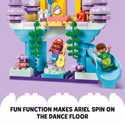 LEGO DUPLO Disney Ariels Magical Underwater Palace Building Toy Set - The Little Mermaid Toy for Girls & Boys  Ages 2+ - Toddler Preschool Sensory Toy - Additional view 4