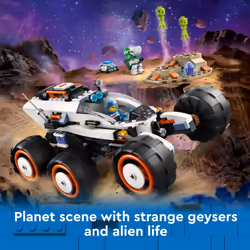 LEGO City Space Explorer Rover and Alien Life Toy  Space Gift for Boys