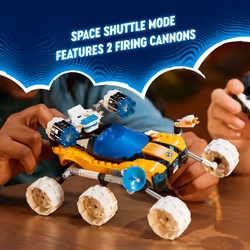 LEGO DREAMZzz Mr. Ozs Space Car Toy  Transforming Vehicle Building Set  Includes TV Show Minifigures Mr. Oz  Albert and Jayden  Space Shuttle Toy Gift - Additional view 4