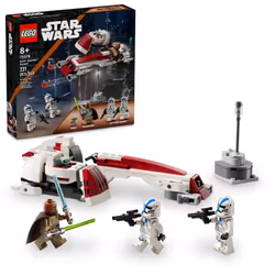 LEGO Star Wars BARC Speeder Escape  Mandalorian Toy Building Set for Kids  May The 4th Be with You Decoration with Kelleran B ...