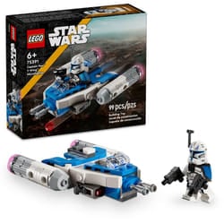 LEGO Star Wars: The Clone Wars Captain Rex Y-Wing Microfighter Building Set  Collectible Star Wars Y-Wing Toy for Kids with Captain Rex Minifigure  St