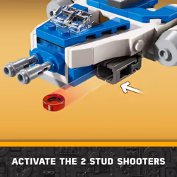 LEGO Star Wars: The Clone Wars Captain Rex Y-Wing Microfighter Building Set  Collectible Star Wars Y-Wing Toy for Kids with Captain Rex Minifigure  St