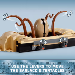 LEGO Star Wars: Return of The Jedi Desert Skiff & Sarlacc Pit  Vehicle Building Set with 25th Anniversary Minifigure Nien Nunb  Collectible Toy for St
