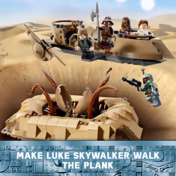 LEGO Star Wars: Return of The Jedi Desert Skiff & Sarlacc Pit  Vehicle Building Set with 25th Anniversary Minifigure Nien Nunb  Collectible Toy for St - Additional view 4