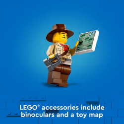 LEGO City Jungle Explorer Off-Road Truck  Jungle Toy Building Set for Kids Aged 6 and Up  Fun Birthday Gift Idea  Off-Road Toy Truck Vehicle  3 Advent