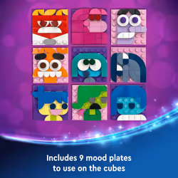 LEGO|Disney Inside Out 2 Mood Cubes from Pixar  Disney Toy Building Kit from The Movie  Fun Fantasy Toy to Share Emotions  Disney Gift Idea for Movie