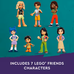 LEGO Friends Heartlake City Shopping Mall Toy  Building Kit with Mini-Doll Accessories for Kids to Build Social Skills and Play Together  Gift Set for