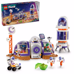 LEGO Friends Mars Space Base and Rocket Set Science Toy for Pretend Play with 3 Mini-Dolls and Spaceship Toy Gift for Girls ...