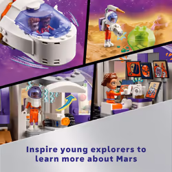 LEGO Friends Mars Space Base and Rocket Set  Science Toy for Pretend Play with 3 Mini-Dolls and Spaceship Toy  Gift for Girls  Boys and Kids Ages 8 an - Additional view 4