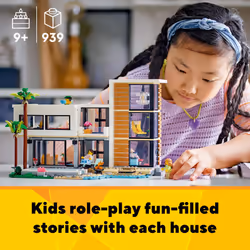 LEGO Creator 3 in 1 Modern Toy House - Kids Toy Building Set with 3 Building Options for Boys & Girls  Ages 9+ - with 2 Minifigures for Pretend Play -