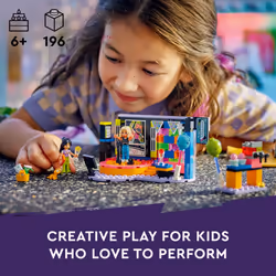 LEGO Friends Karaoke Music Party Set  Pretend Play Toy for Kids  Girls and Boys Ages 6 Years and Up Who Love Singing  Includes Mini-Doll Characters Li