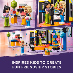 LEGO Friends Karaoke Music Party Set  Pretend Play Toy for Kids  Girls and Boys Ages 6 Years and Up Who Love Singing  Includes Mini-Doll Characters Li - Additional view 4