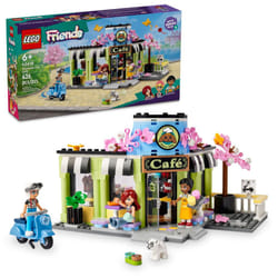 LEGO Friends Heartlake City Caf? Shop Toy for Kids  Bakery Building Set  Birthday Gift Idea for Girls and Boys Ages 6 Years and Up with 3 Mini Dolls a