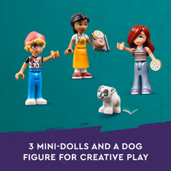 LEGO Friends Heartlake City Caf? Shop Toy for Kids  Bakery Building Set  Birthday Gift Idea for Girls and Boys Ages 6 Years and Up with 3 Mini Dolls a - Additional view 4