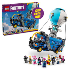 LEGO Fortnite Battle Bus - Collectible Fortnite Toy for Kids  Boys and Girls  Ages 10+ - Pretend Play Set with 9 Minifigures from Video Game - Gift Id