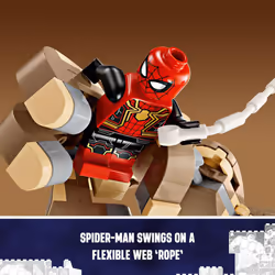 LEGO Marvel Spider-Man vs. Sandman: Final Battle Building Toy Set with Spider-Man Figure  Collectible Marvel Toy Inspired by Spider-Man No Way Home  G - Additional view 4