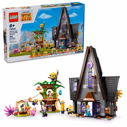 LEGO Despicable Me 4 Minions and Gru's Family Mansion  Minions Toy House and Tree Playset from Movie  Fun Despicable Me Toy   ...