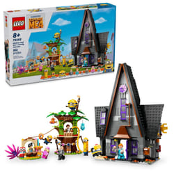 LEGO Despicable Me 4 Minions and Gru's Family Mansion  Minions Toy House and Tree Playset from Movie  Fun Despicable Me Toy  Creative Gift for Boys an