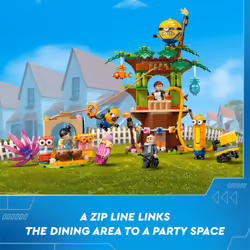 LEGO Despicable Me 4 Minions and Gru's Family Mansion  Minions Toy House and Tree Playset from Movie  Fun Despicable Me Toy  Creative Gift for Boys an