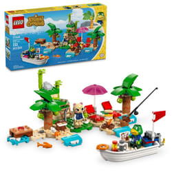 LEGO Animal Crossing Kappns Island Boat Tour  Buildable Video Game Toy for Kids  Includes 2 Minifigures from The Series Marshal and Kapp'n  Animal Cro