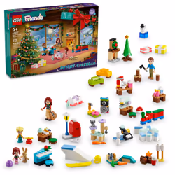 LEGO Friends 2024 Advent Calendar Christmas Toy with 5 Characters and 3 Animals Included Kids Building Kit for Girls and Bo ...